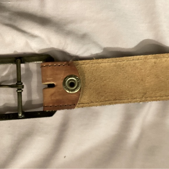 Vintage Ronaldo Leather Belt With Denim Accents - Picture 10 of 13